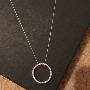 10k white gold necklace